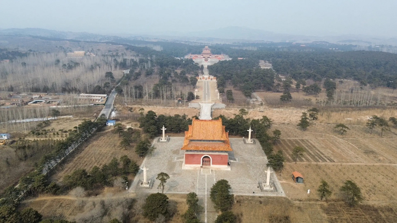 清昌陵全景图（正向）
