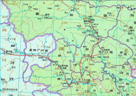 治平二年元军进兵路线示意图