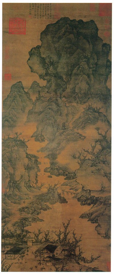 关仝《关山行旅图》