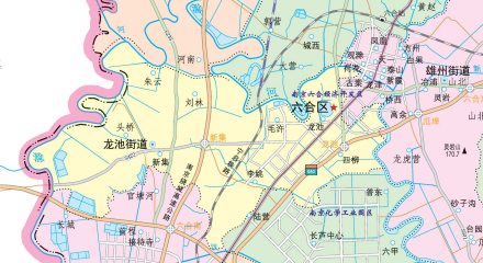 龙池街道区划图（2020年）
