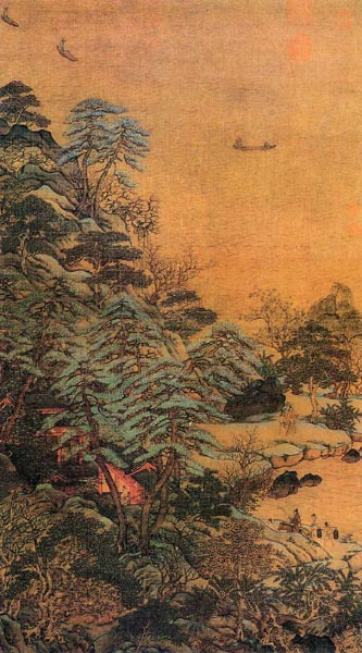 李思训 《江帆楼阁图》