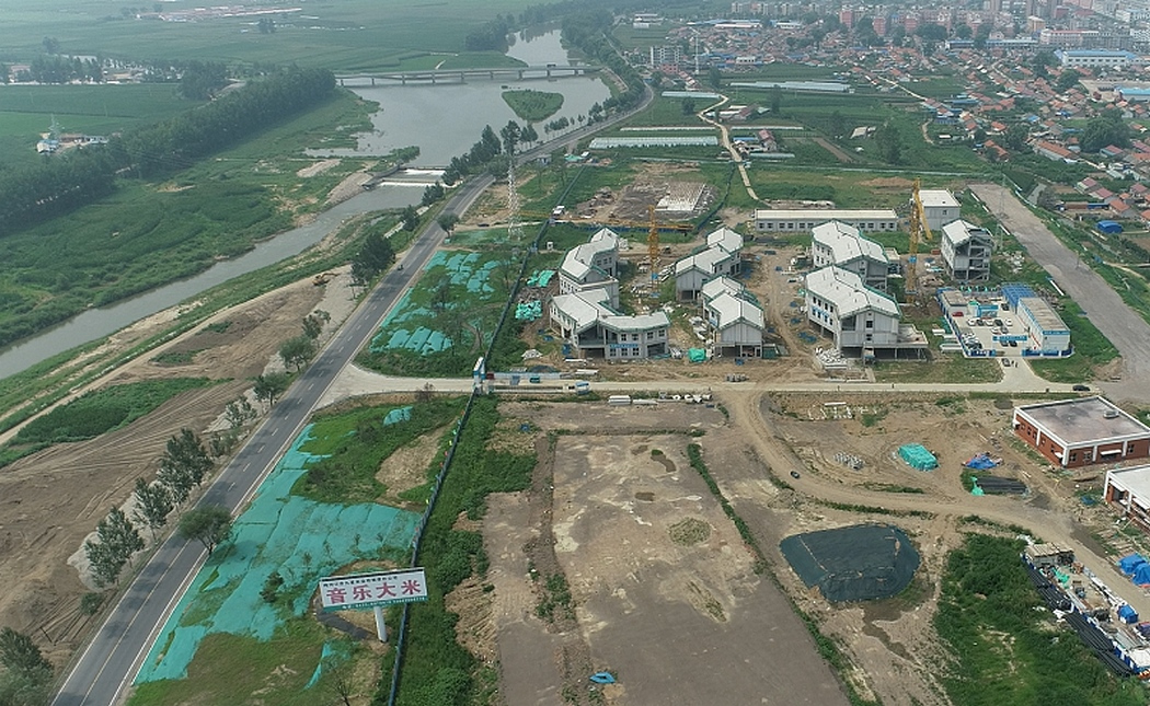 辉发河上源大柳河梅河口市山城镇段