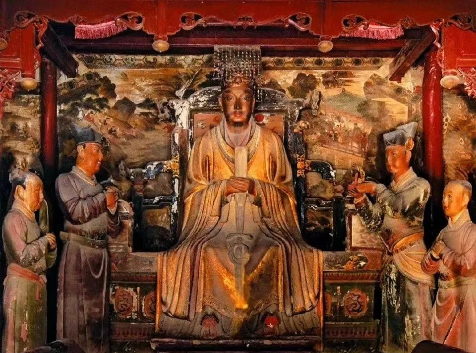 山西晋城东岳庙天齐殿金代泥塑