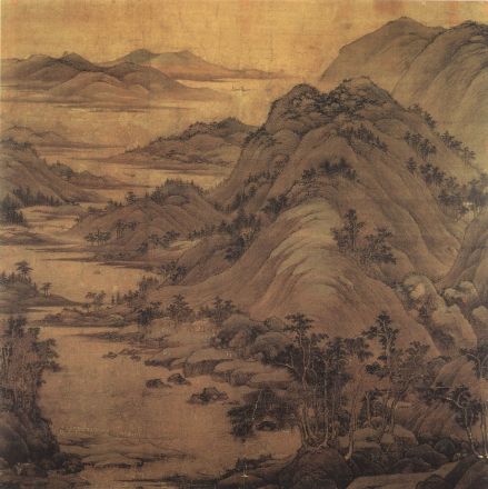 五代 董源《龙宿郊民图》