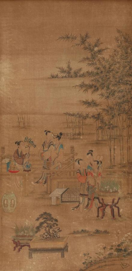 仇珠画作