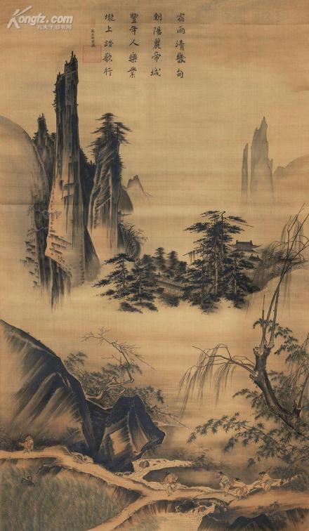 马远《踏歌图》