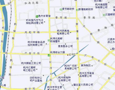 江干区城区地图