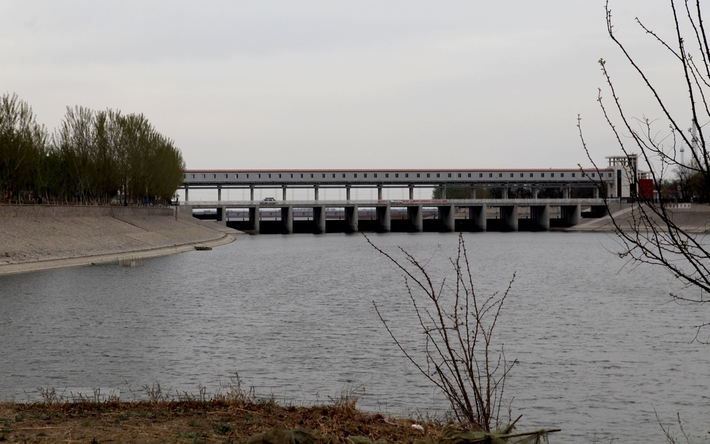 独流减河进洪闸扩建后的北闸
