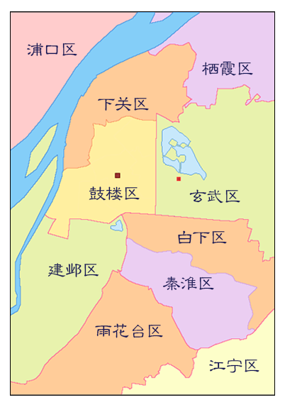 下关区区位示意图