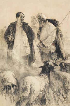 《毛主席和牧羊人》