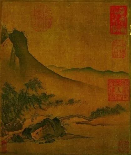 南宋·叶肖岩《西湖十景图册》“苏堤春晓”