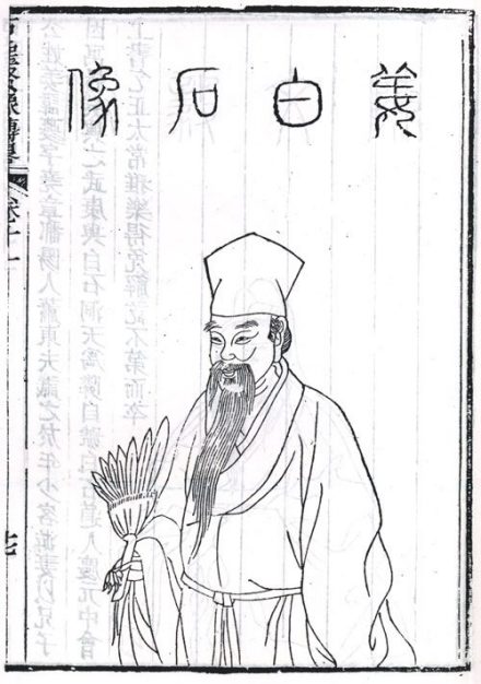 姜夔半身像