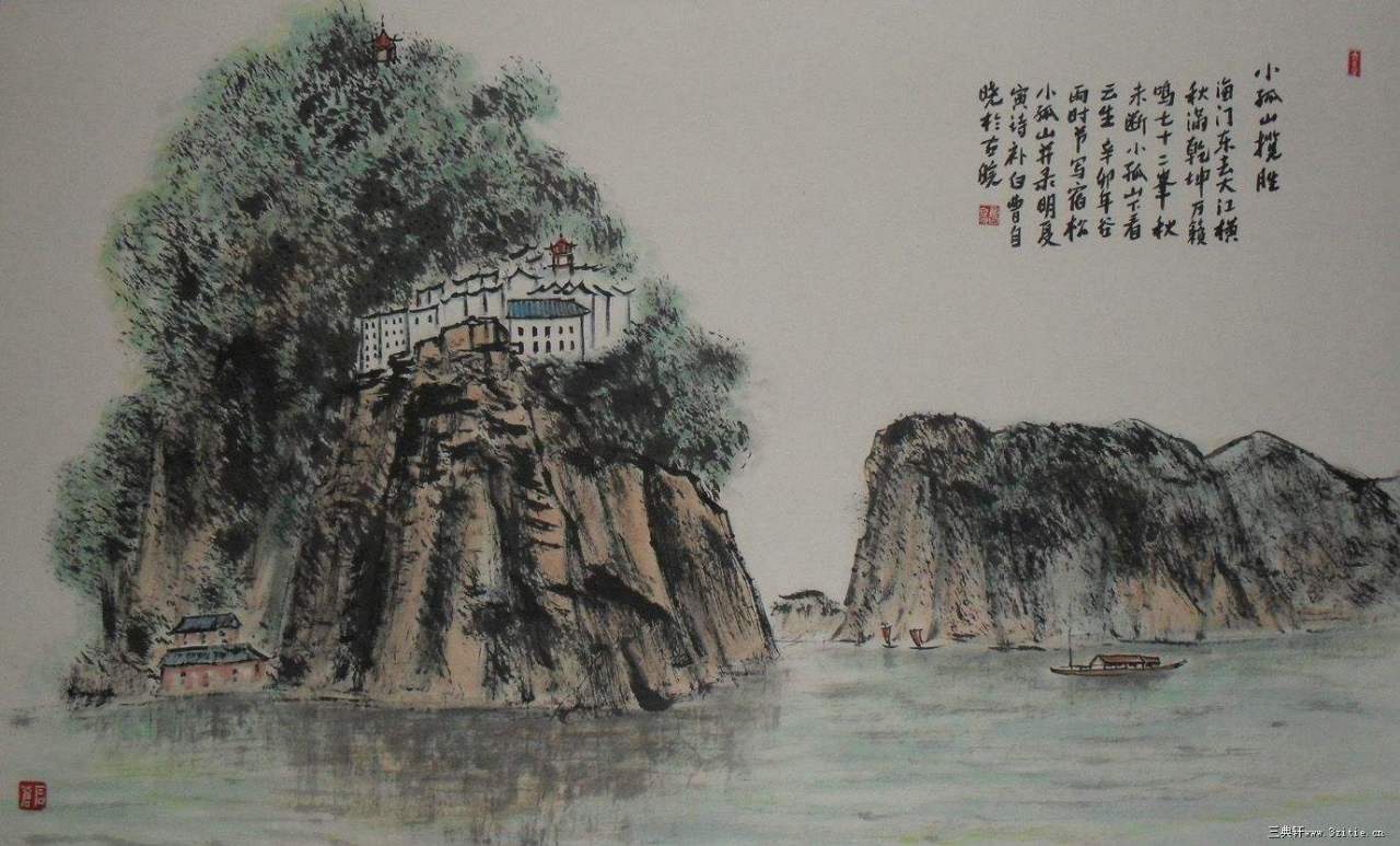 小孤山揽胜画卷