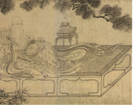 老子授经图卷（局部）