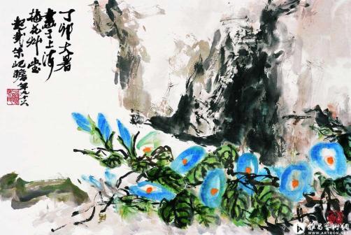 岩间牵牛