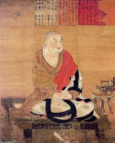 窥基坐像 