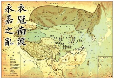 永嘉之乱使中原政权与文明首次南迁