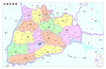 运城市地图