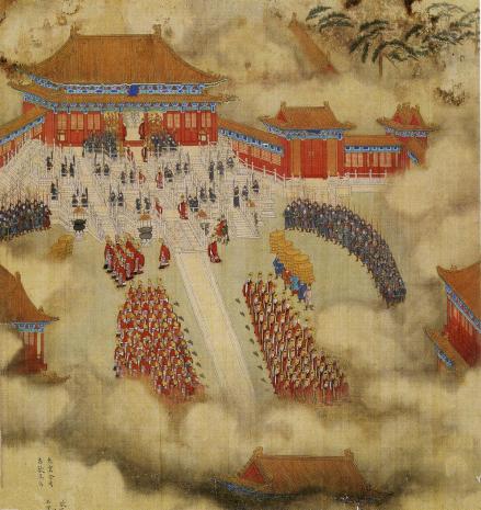 徐显卿宦迹图中的明朝朝服