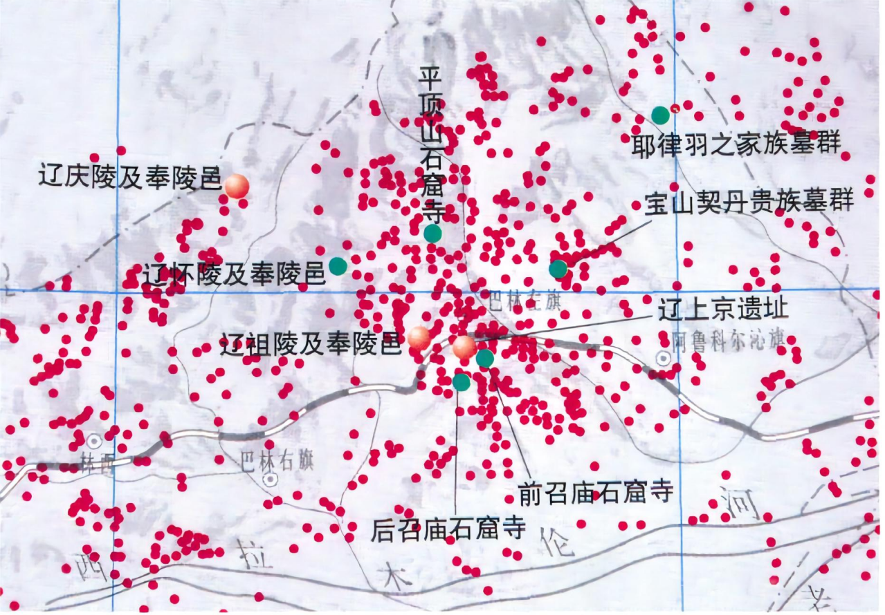 辽陵分布图