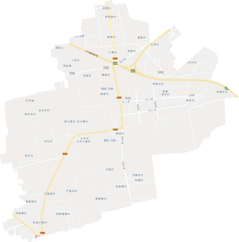 周陵街道电子地图