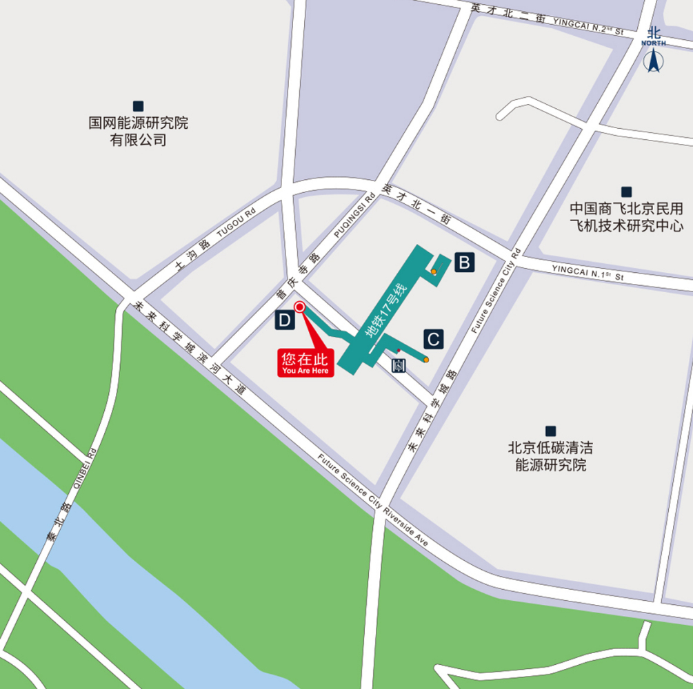 未来科学城北出入口示意图