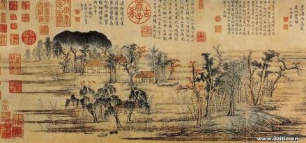 元 赵孟頫《鹊华秋色图》