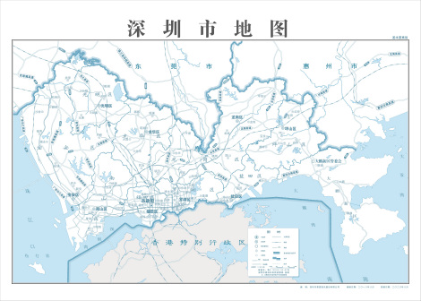 深圳市地图（基本要素版）