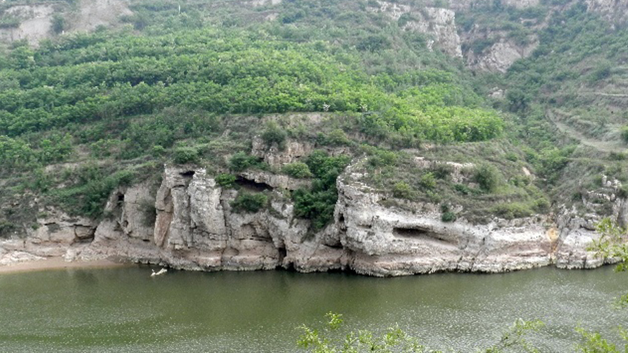 黄河栈道遗址