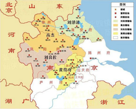 江北四镇