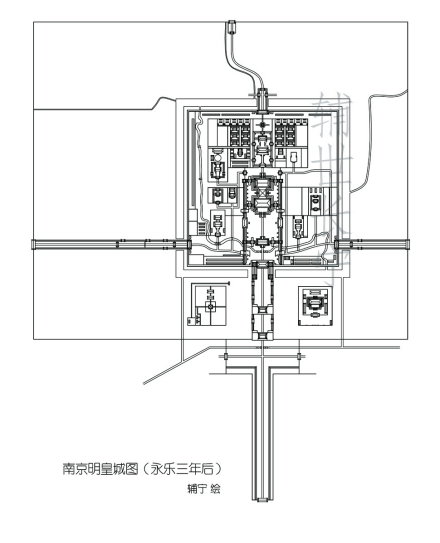 南京故宫宫城平面图