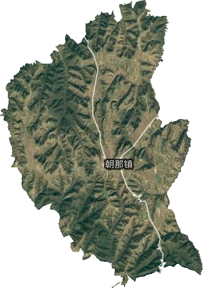 朝那镇地形图