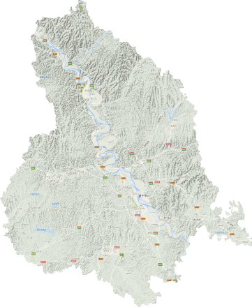 遂宁市地形图
