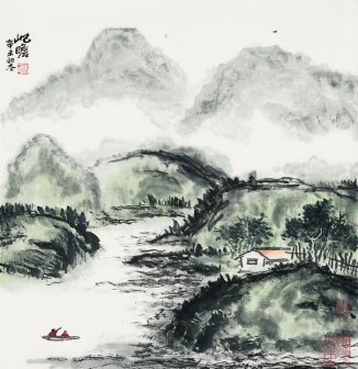溪山放棹