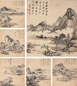 明-董其昌-山水册页本