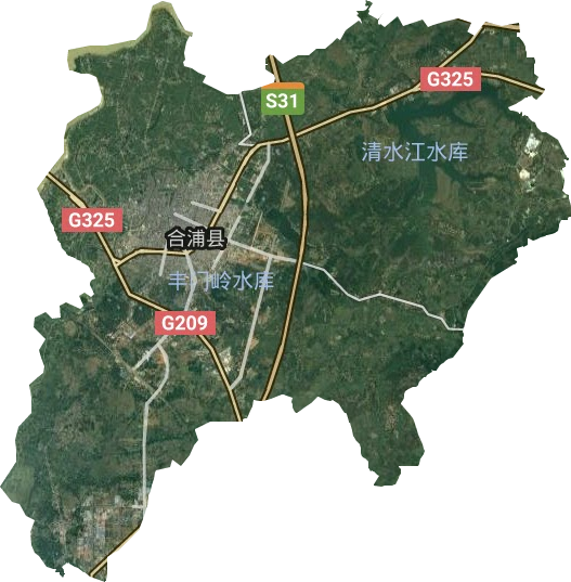 廉州镇卫星图