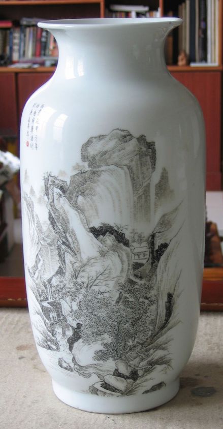 王同贵先生瓷刻作品