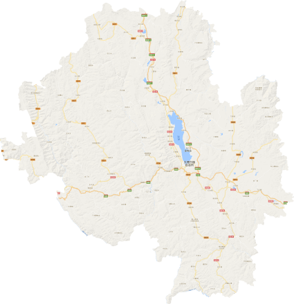 大理白族自治州电子地图
