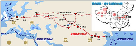 国家“一带一路”示意图