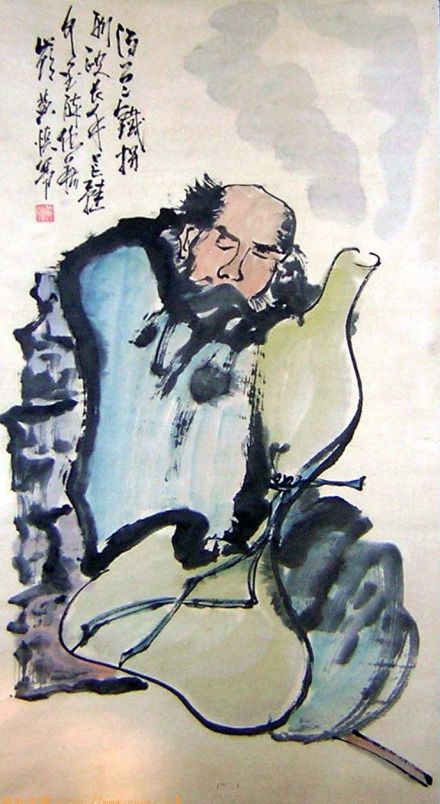 黄慎写意人物