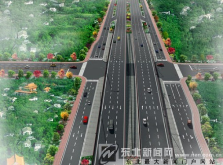沈阳四环路效果图