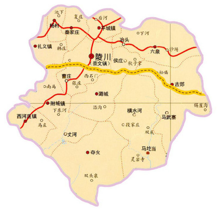 陵川县地图