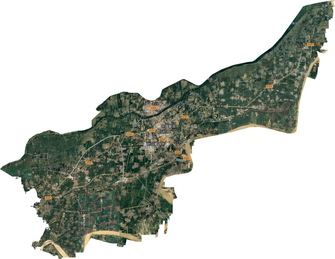 台前县卫星地图