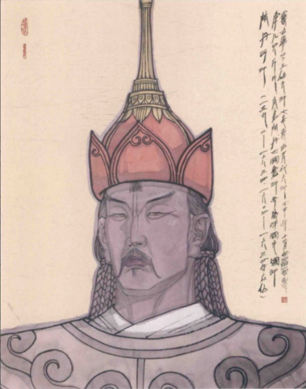 林丹汗（包巴雅尔绘） 