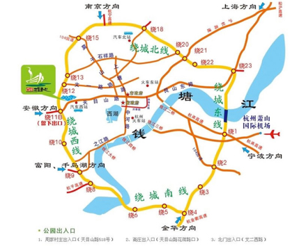 公园位置图