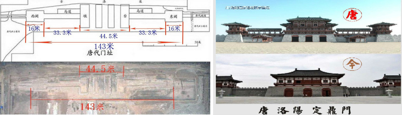 定鼎门及遗址图