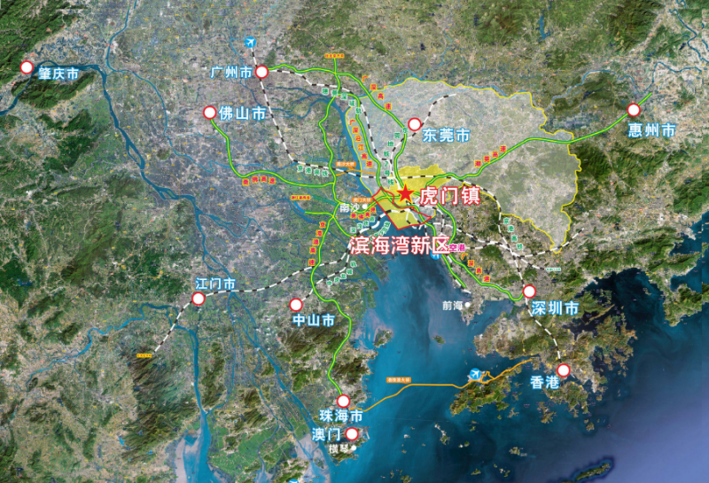 虎门镇地理区位