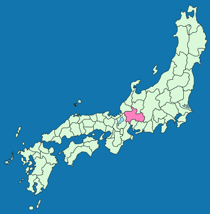 美浓国在日本的位置