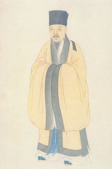 徐渭全身像（清叶衍兰绘）