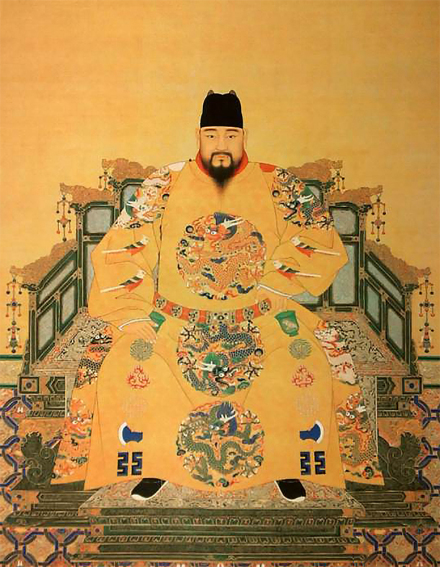 明英宗坐像轴